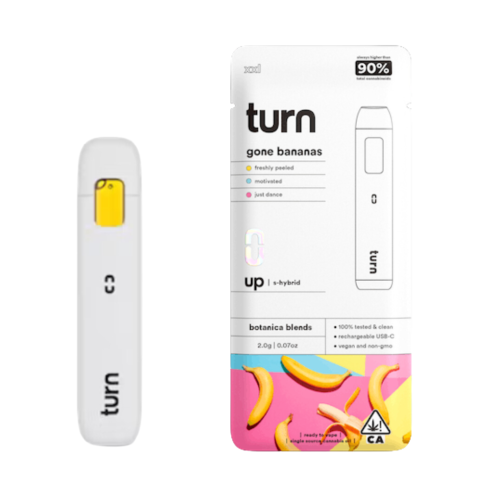 Photograph of product: GONE BANANAS ALL IN ONE VAPE