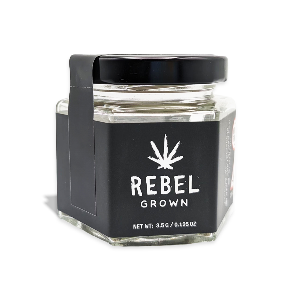 Photograph of product: Pre-Ground - Strawberry Fields x Double OG Chem - 7g