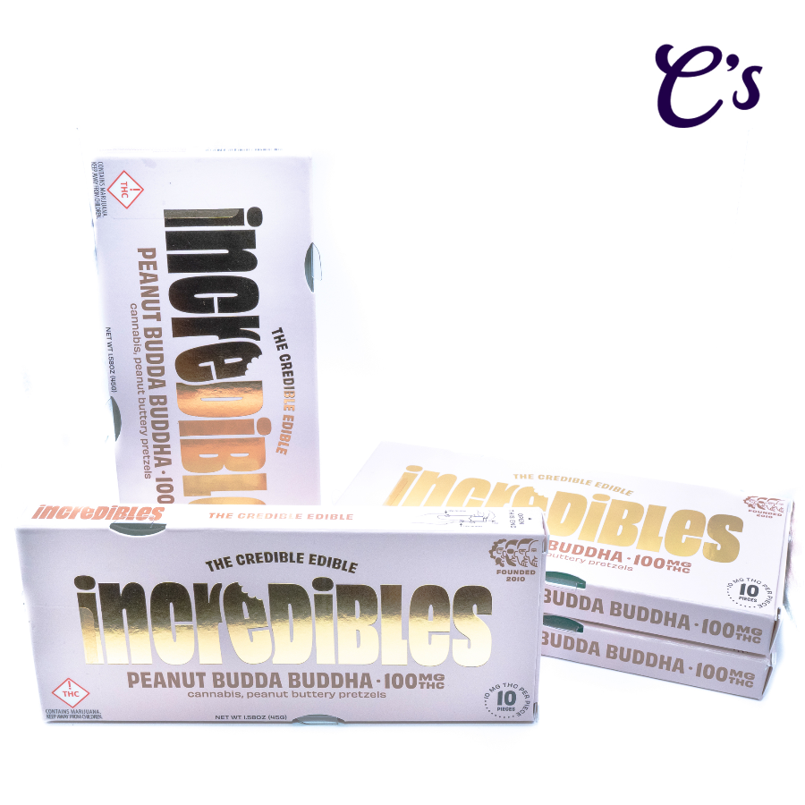 Photograph of product: Incredibles | Chocolate (H) Peanut Budda Buddha 100mg