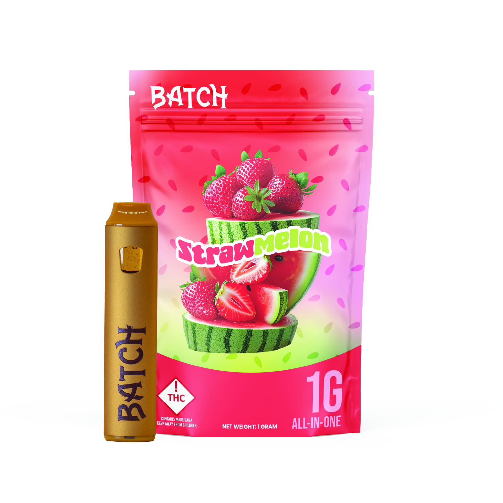 Photograph of product: Batch | AIO | Flavors Strawmelon | 1 g