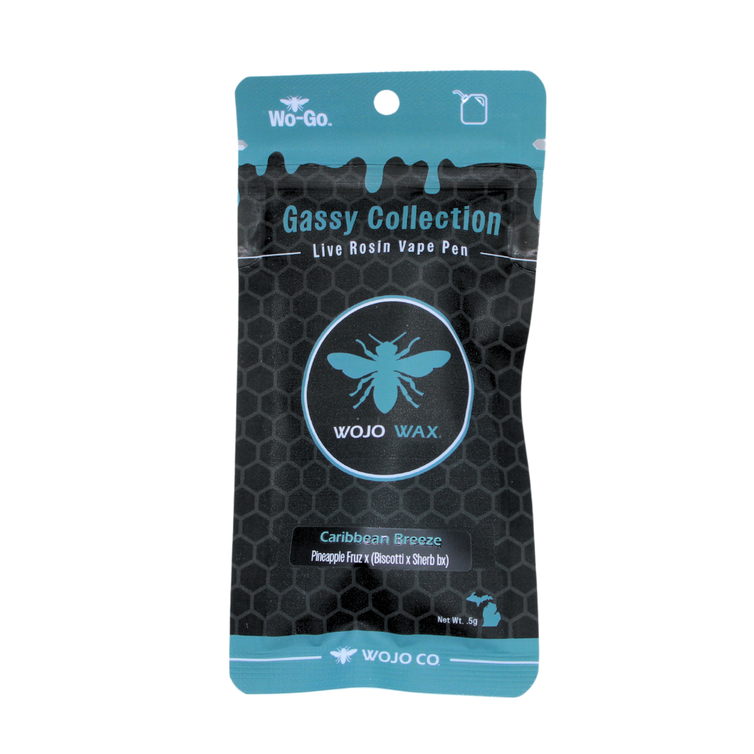 Photograph of product: WOJO CO - Live Rosin Disposable - Caribbean Breeze