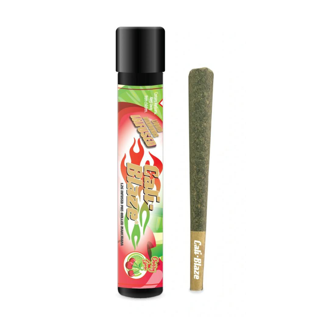 Photograph of product: Cherry Lime Liquid Diamonds Pre-Roll | 1.2g