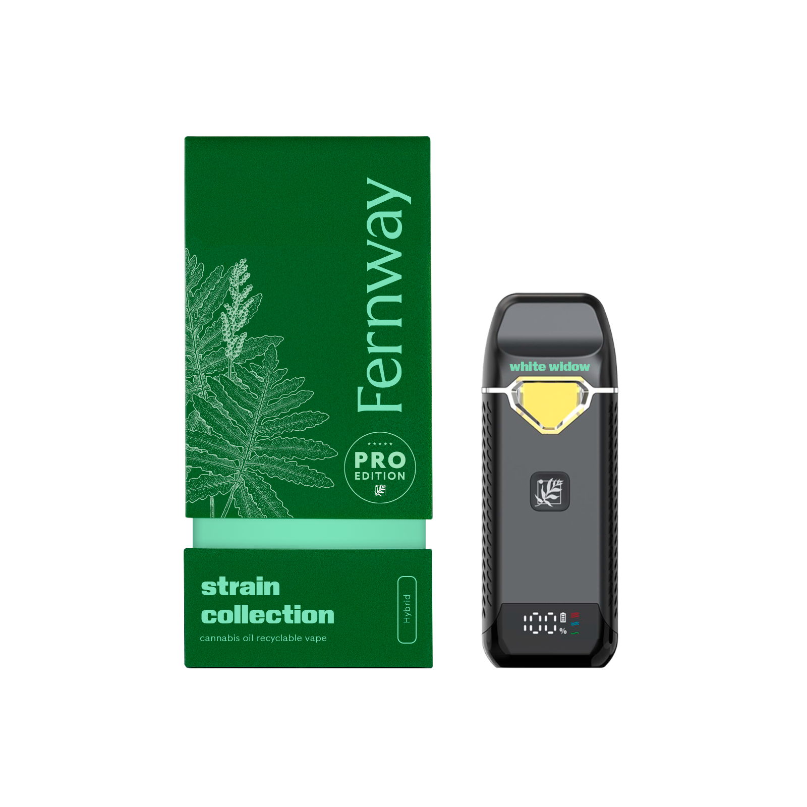 Photograph of product: FERN Hybrid AIO Traveler Pro - White Widow 2g
