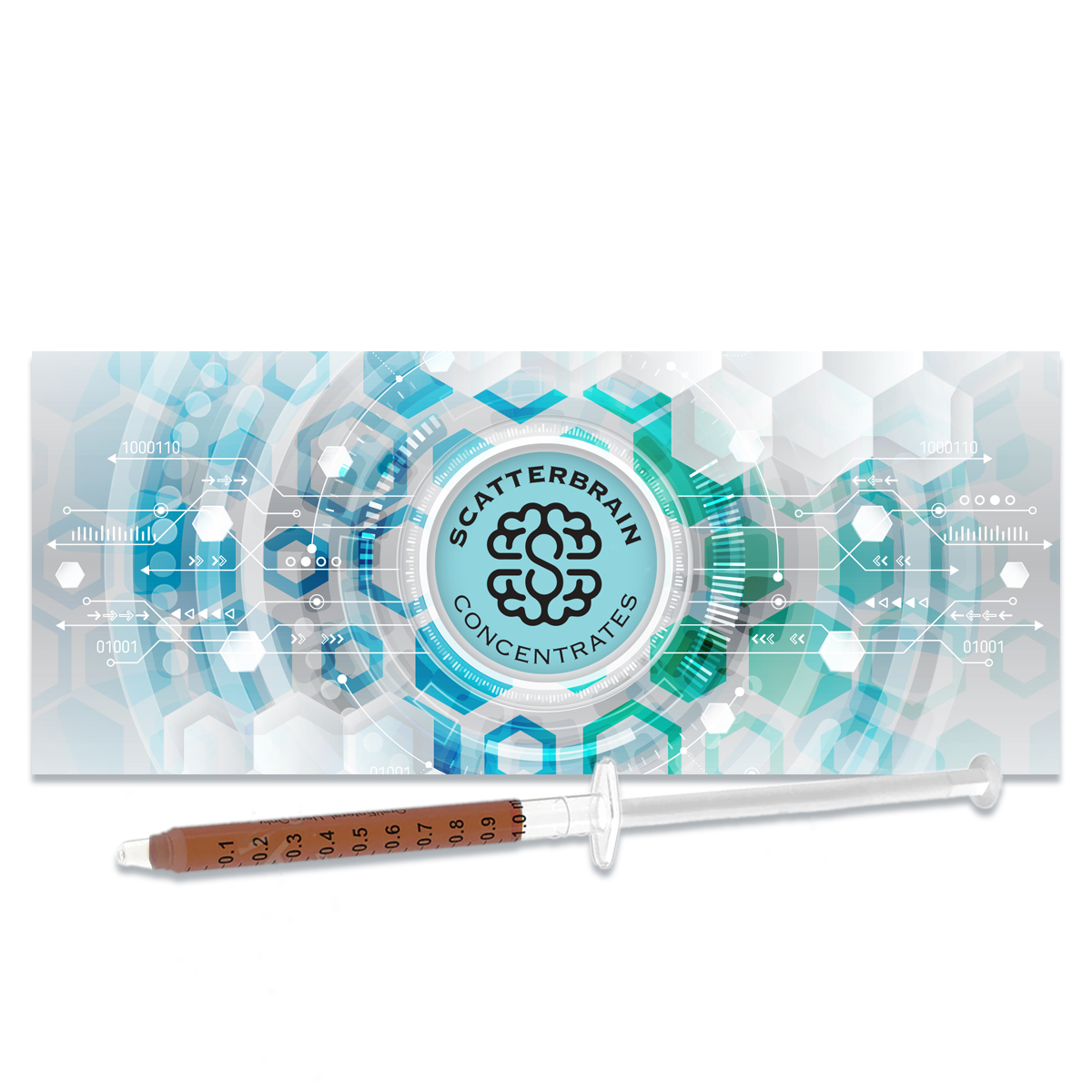 Photograph of product: TH-oui RSO 0.5g Syringe