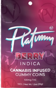 Photograph of product: Platinum: Berry 200MG Gummies (I)