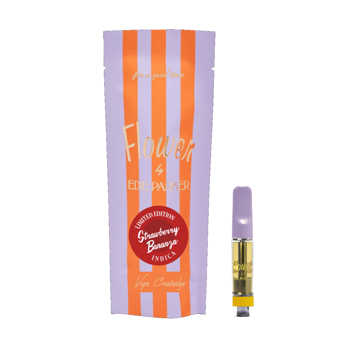 Photograph of product: Strawberry Bananza Vape Cartridge | 0.5g - 