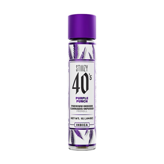 Photograph of product: Purple Punch 40's Preroll (1g) - 