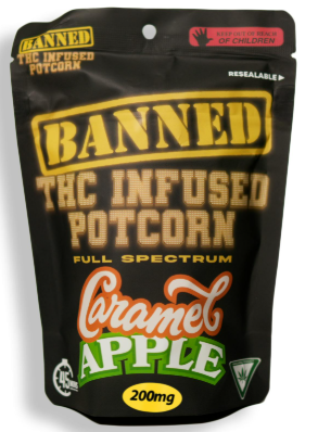 Photograph of product: Caramel Apple | Potcorn 200mg