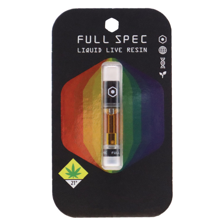 Photograph of product: Full Spec: Mindsweeper - Live Resin Cartridge