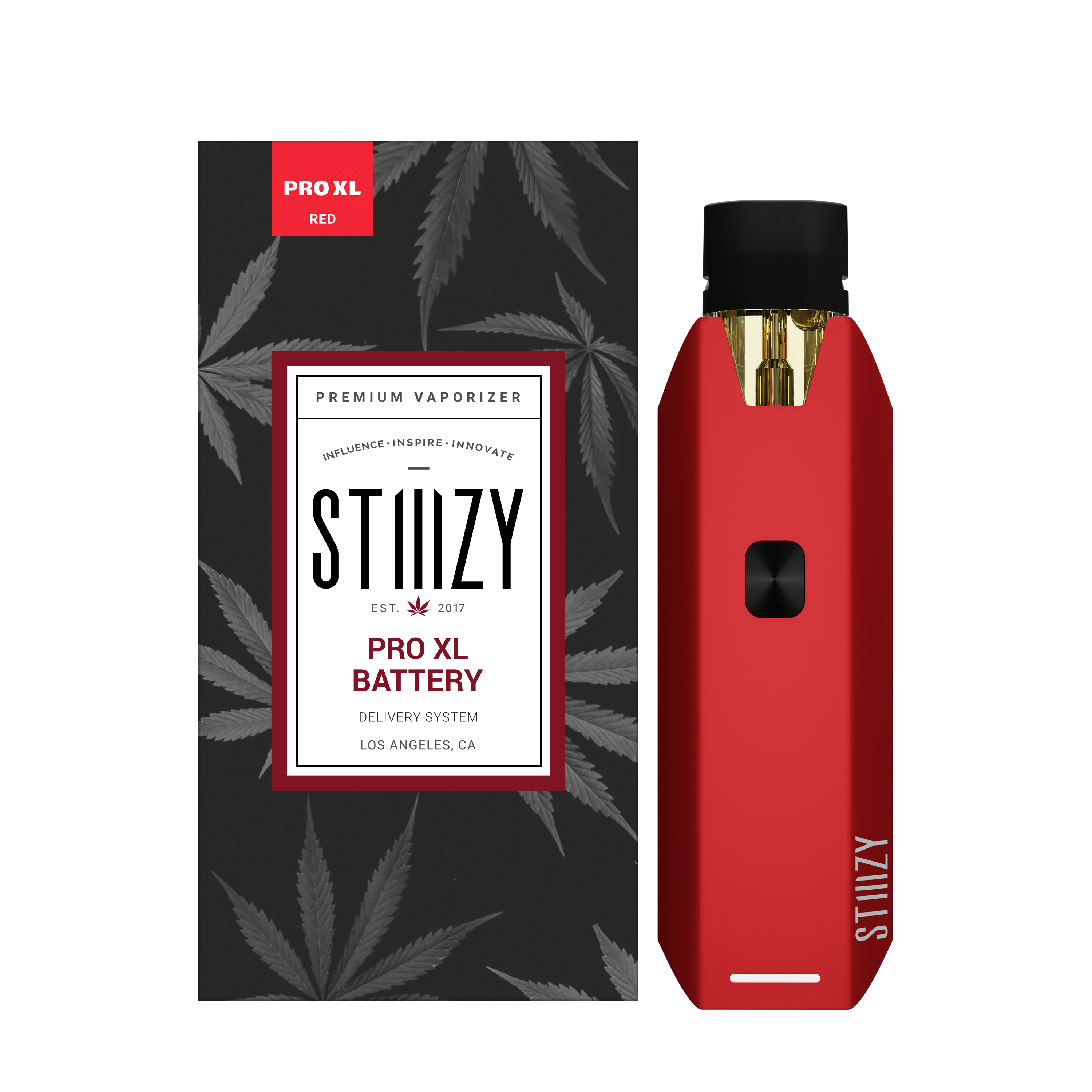 Photograph of product: Stiiizy Battery Pro XL Kit Red