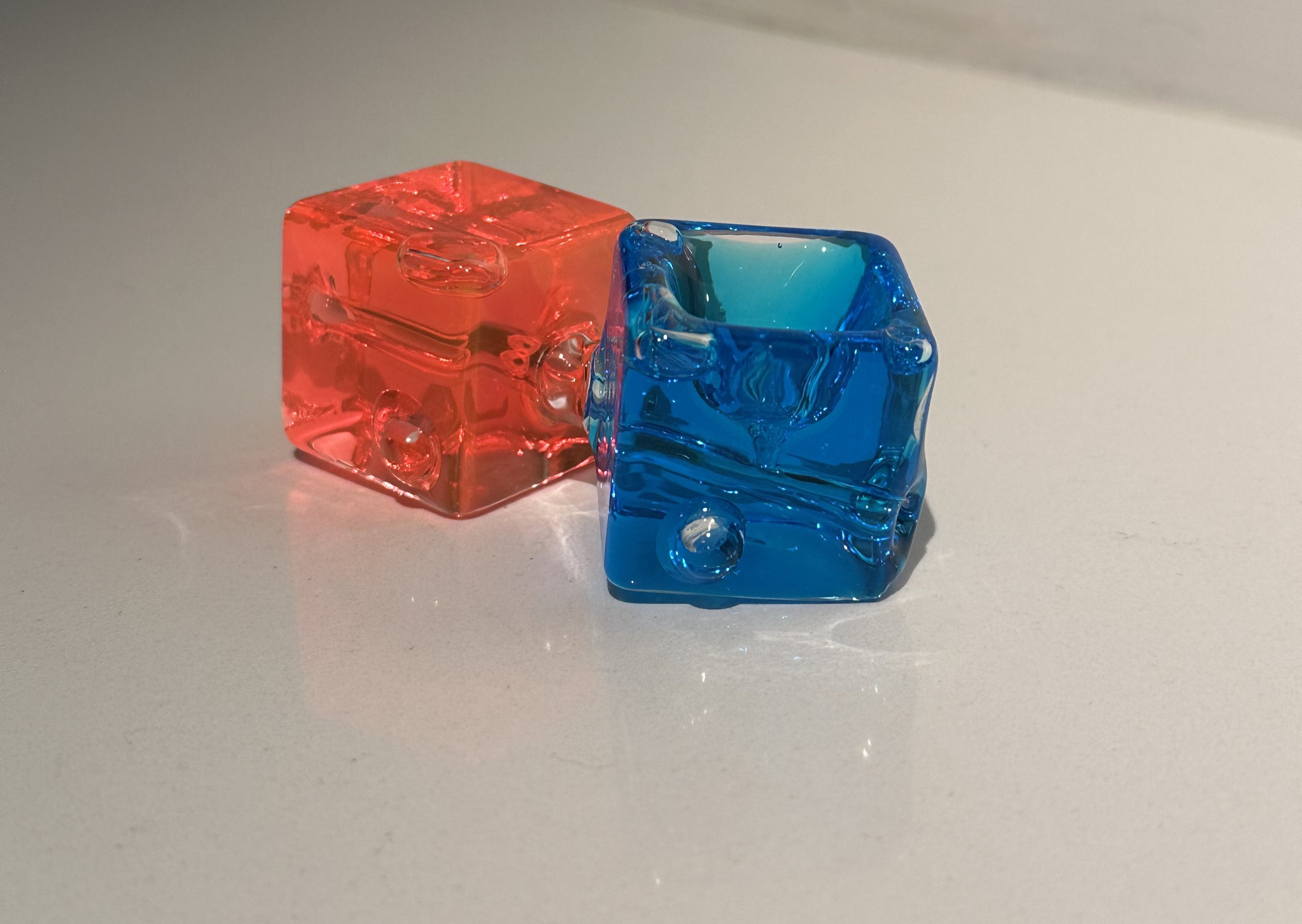 Photograph of product: Glassware | Glycerin | Geometric Pipe (Assorted Colors)
