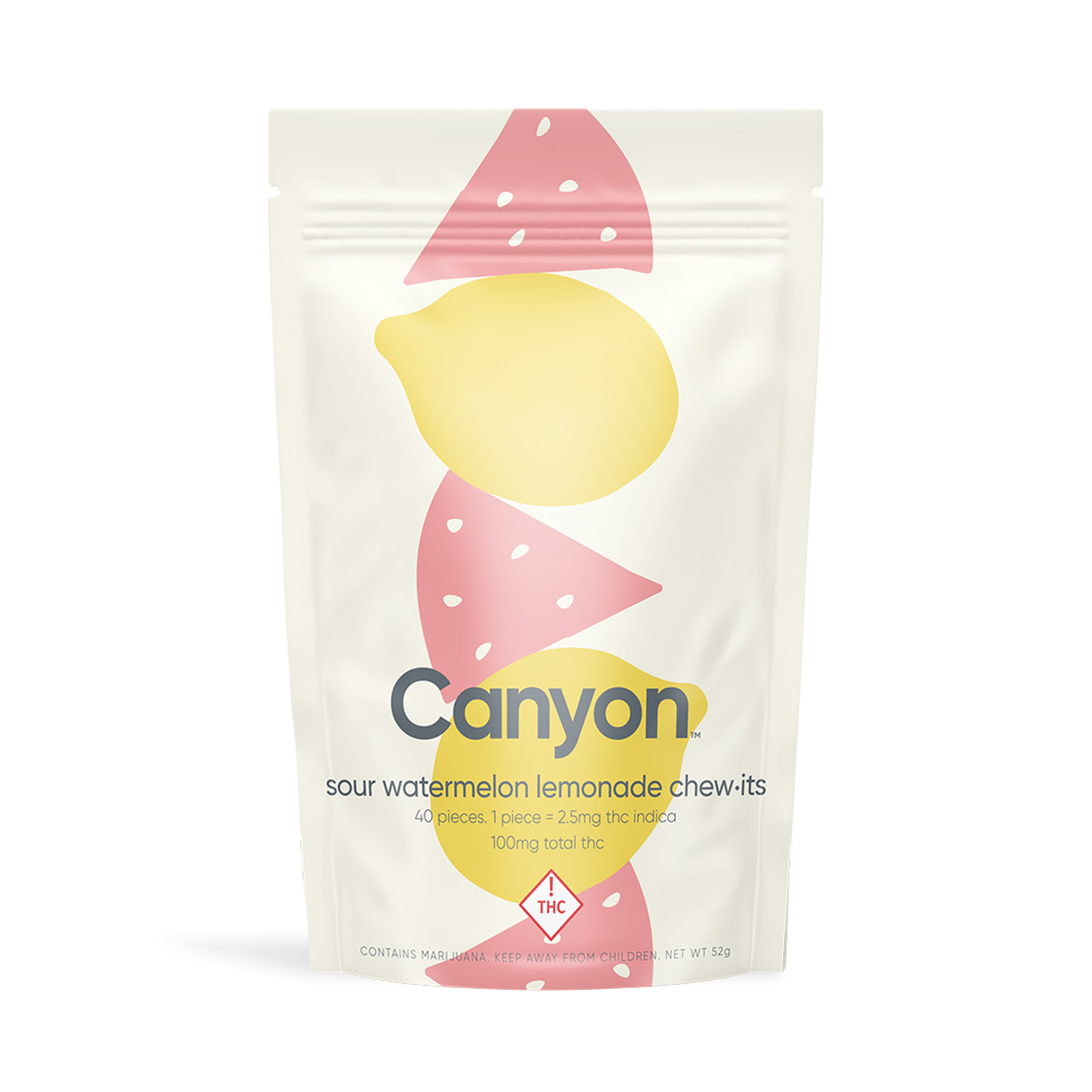 Photograph of product: Chew It Sour Watermelon Lemonade