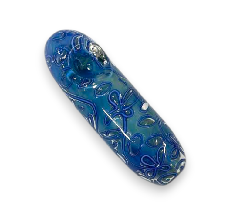 Photograph of product: 4" Heavy Blue Fumed Double Pipe
