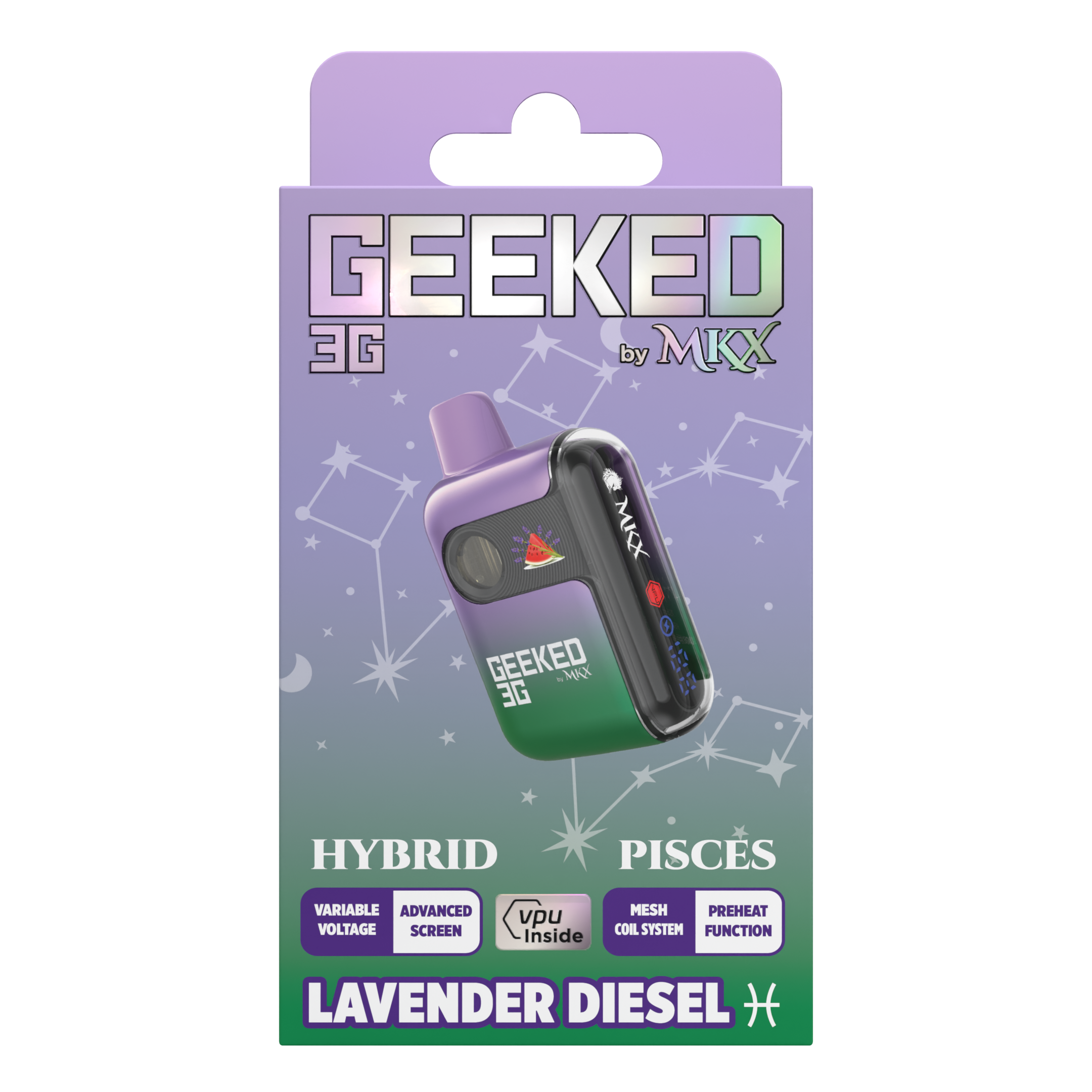 Photograph of Product: Geeked - Lavender Diesel Disposable 3g