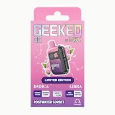 Photograph of product: Geeked | Rosewater Sorbet | 3G Distillate Disposable