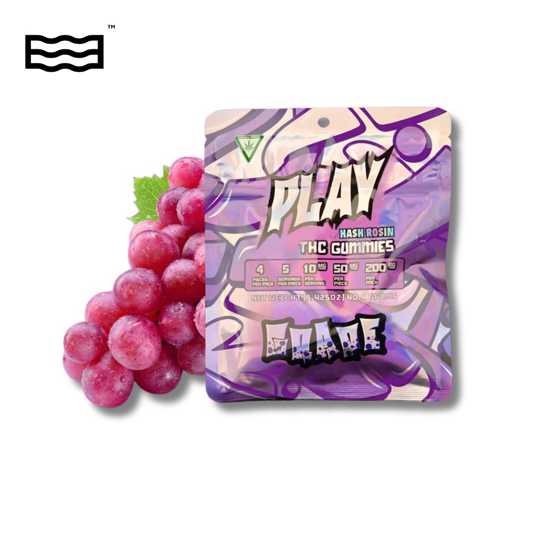 Photograph of product: Play Oui'd | 200mg Gummies | Grape