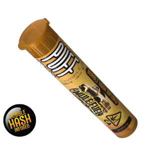 Photograph of product: Puff Mule Fuel X Acapulco Gold Bubble au chocolat Infused Pre Roll 1 Pack