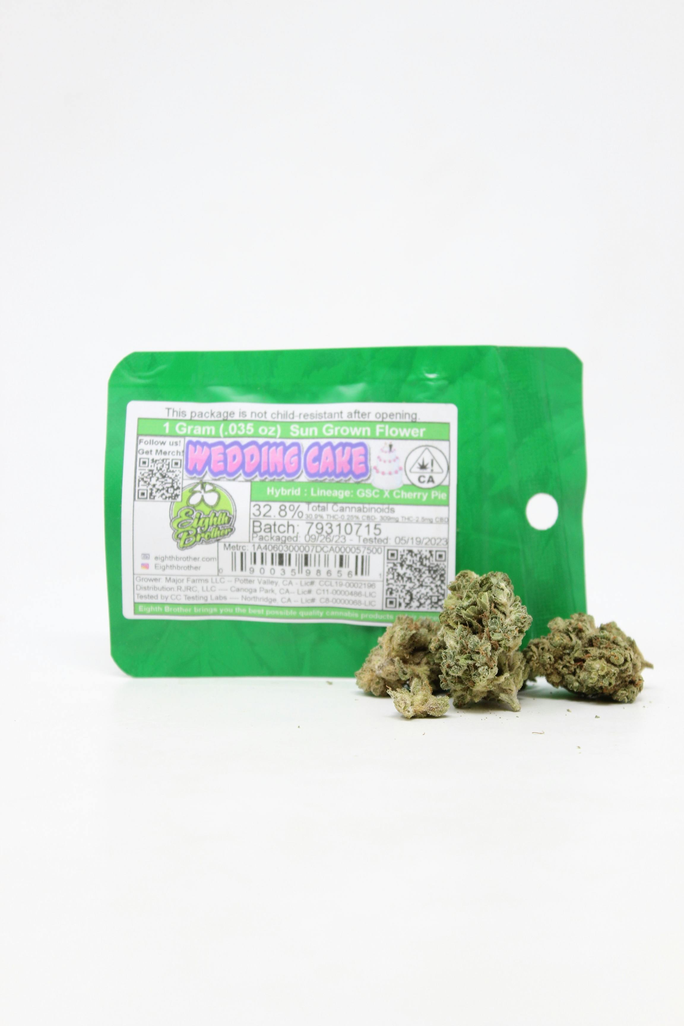 Photograph of product: Brother | 1g Preroll - Wedding Cake