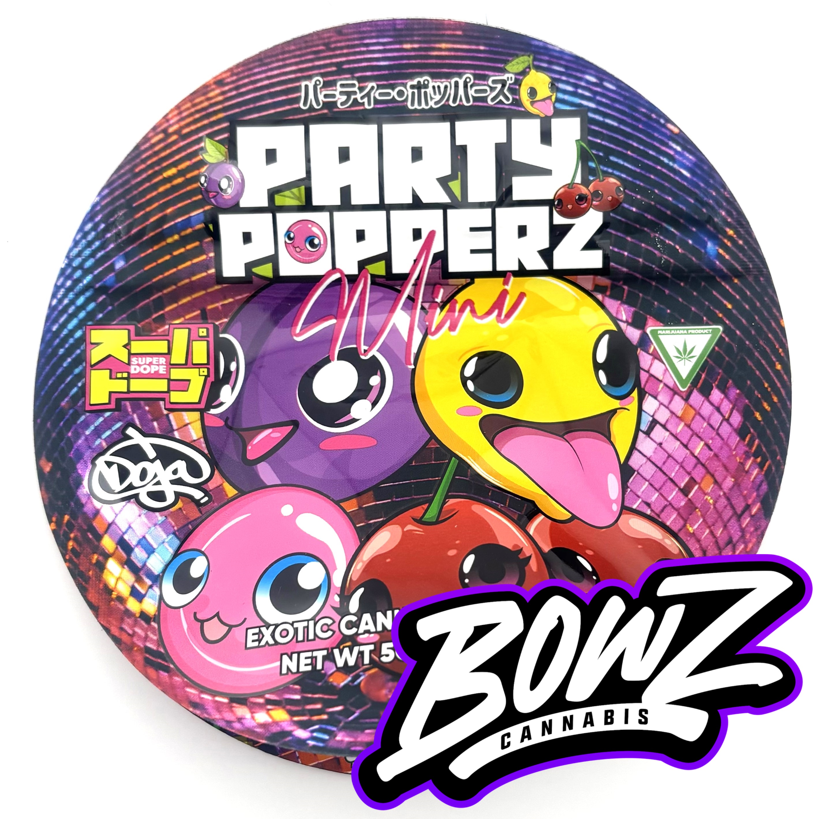 Photograph of product: Super Dope - Pre-Pack Flower Mini's - (5g) - **PARTY POPPERZ**