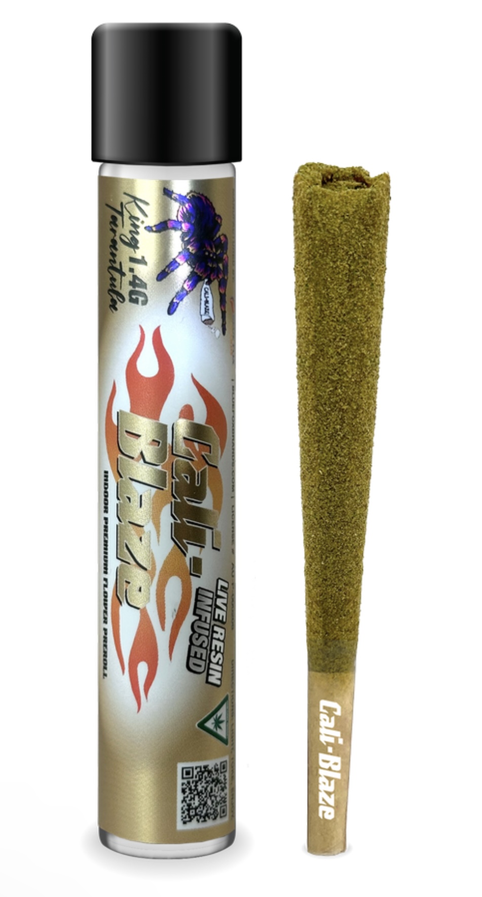 Photograph of product: AU Cali-Blaze: Edgar Live Resin King Tarantula