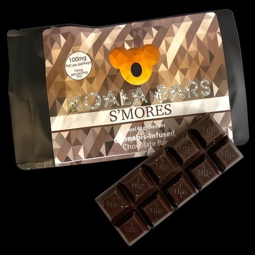 Photograph of product: Smores Chocolate Bar 100mg | 10pcs - 