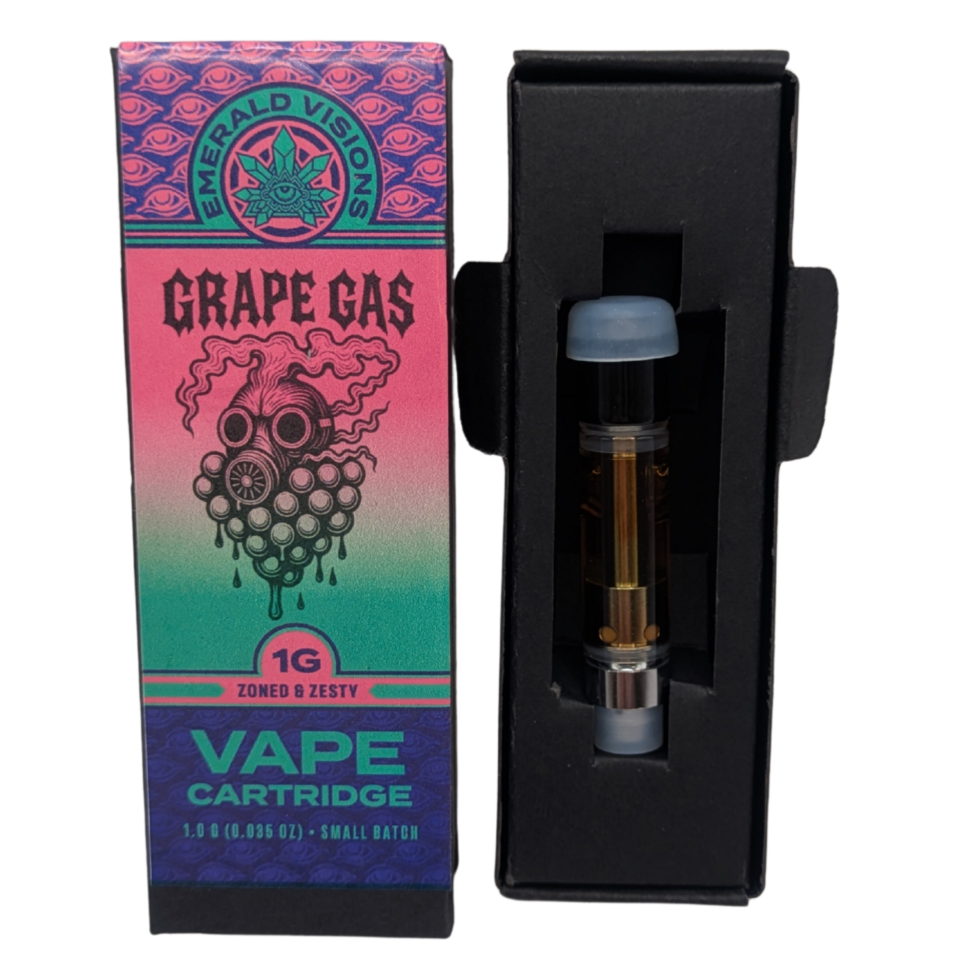 Photograph of product: Grape Gas | 1g Distillate Cartridge |