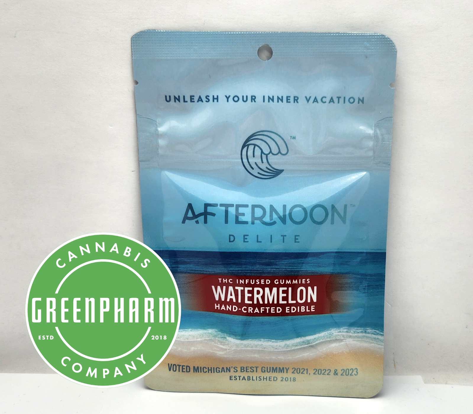 Photograph of product: Edible | Afternoon Delite | Watermelon Gummies | 200mg