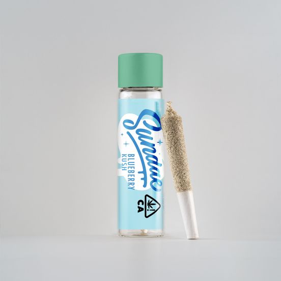 Photograph of product: Sundae - Blueberry Kush Infused Pre Roll - .5g - 