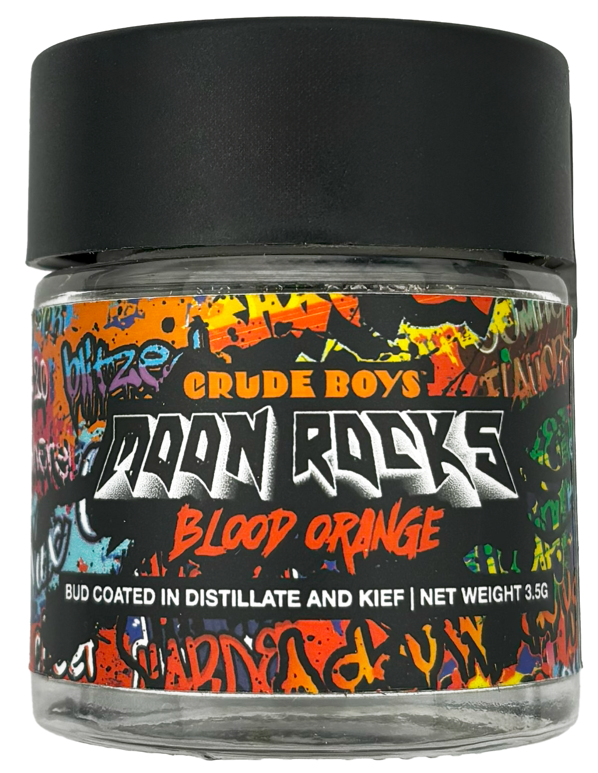 Photograph of product: Crude Boys | Blood Orange | Moon Rocks Concentrate - 3.5g