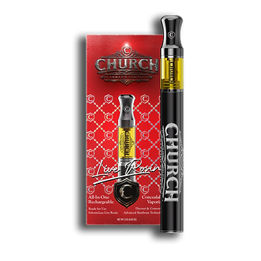 Photograph of product: Church 1g Live Resin Cart Blueberry