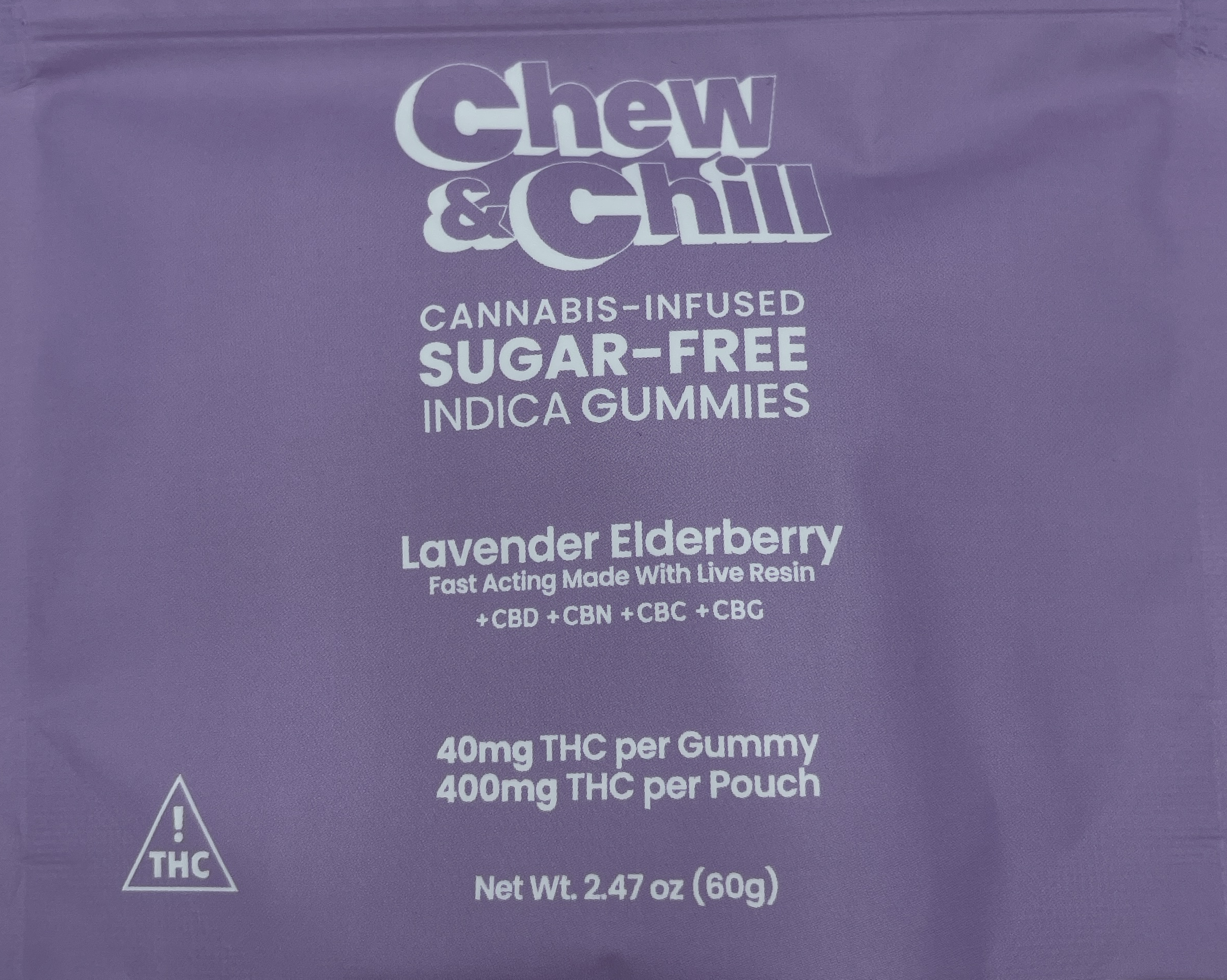 Photograph of product: Lavender Elderberry Live Resin | 40mg - 10 Count