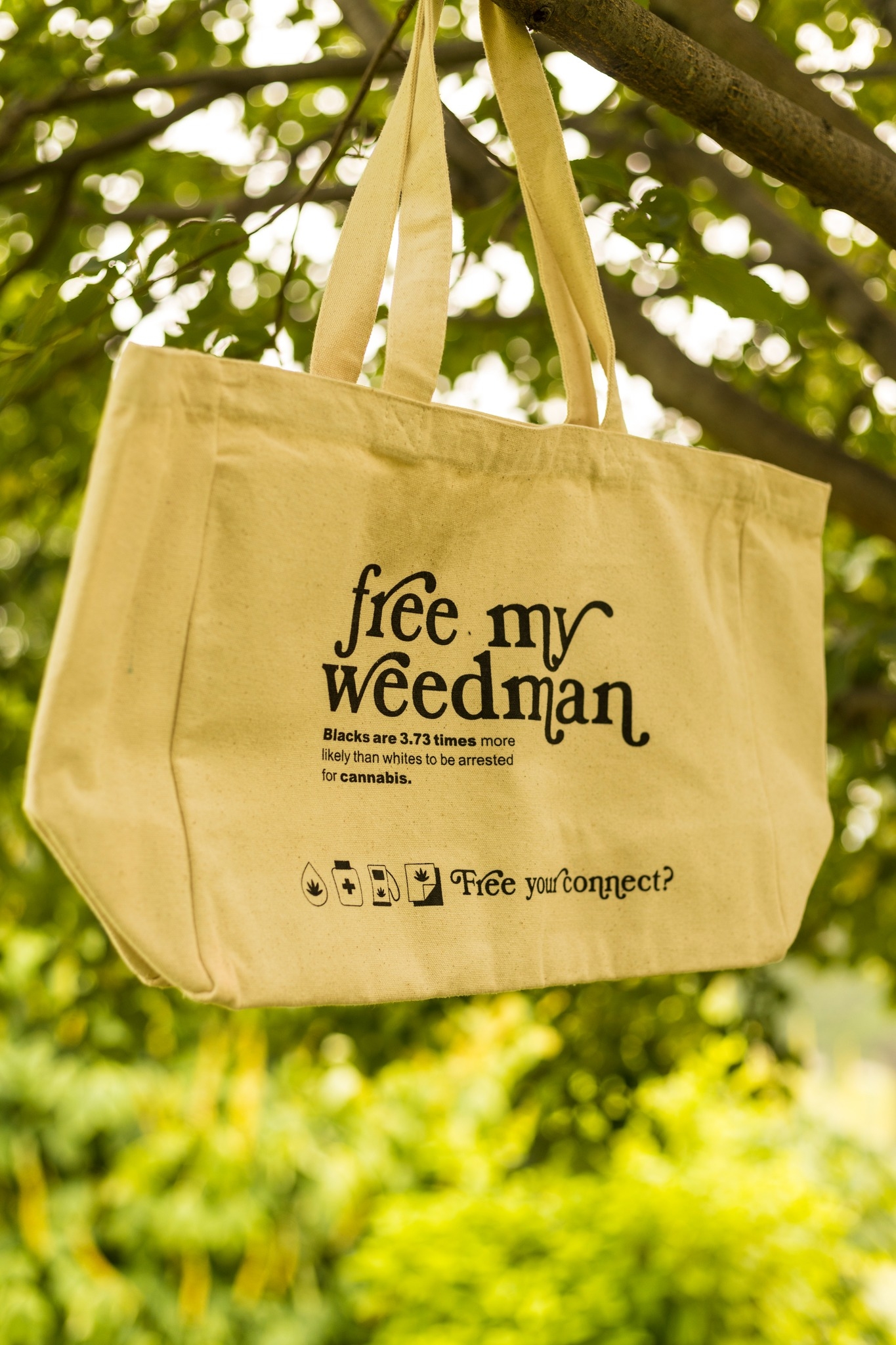 Photograph of product: Free My Oui'dman Tote Bag