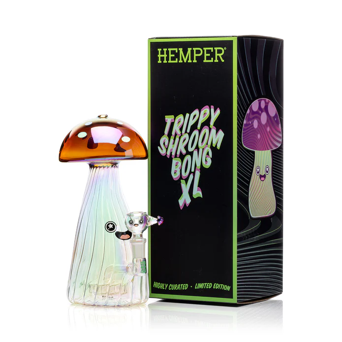 Photograph of product: HEMPER - Trippy Shroom XL Bong 9.5"