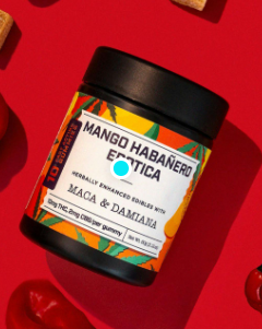 Photograph of product: Supernaturals | Gummies 10 Pack | Mango Habanero Erotica | 100mg