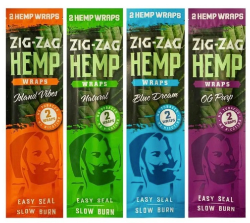 Photograph of product: Zig-Zag Hemp Wraps Limoncello 2pk