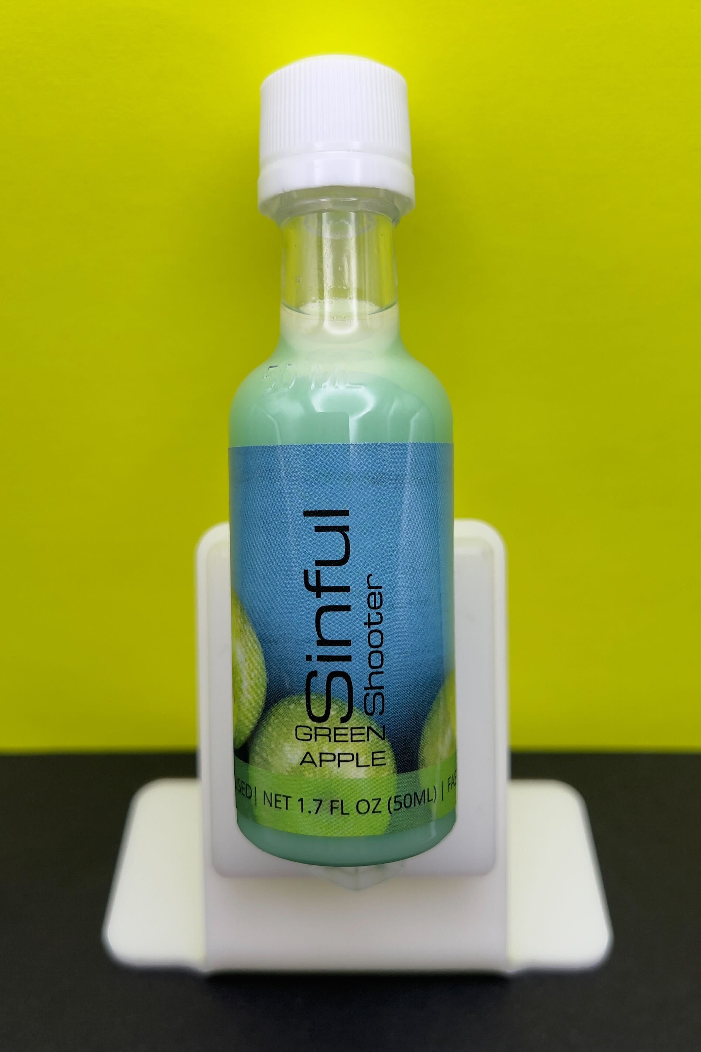 Photograph of product: 100mg Green Apple Shooter - Sinful