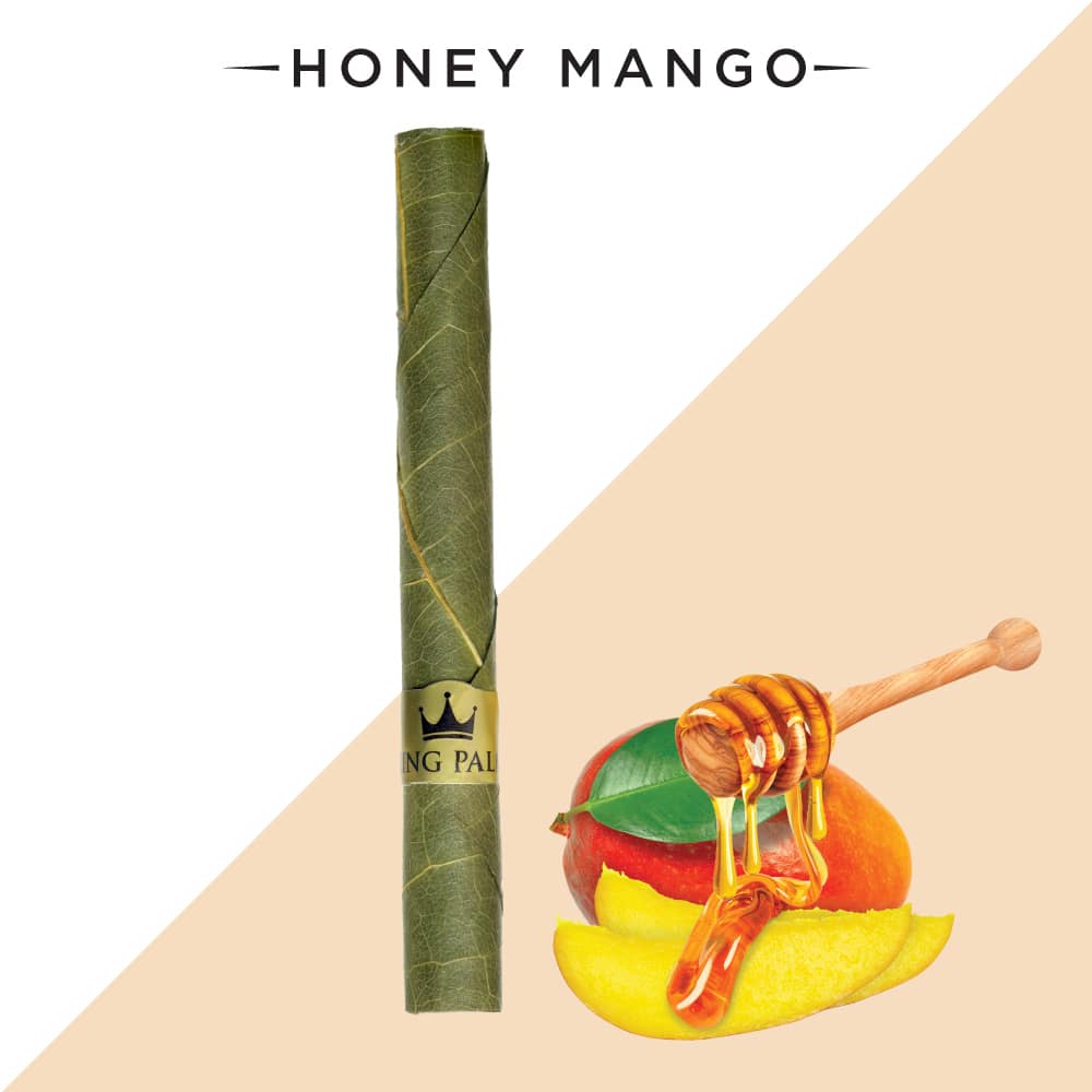 Photograph of product: King Palm Hand-Rolled Leaf Wraps Mini 2pc Honey Mango (A0103)