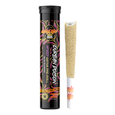 Photograph of product: Durban Poison | 1G Infused Tarantula Preroll