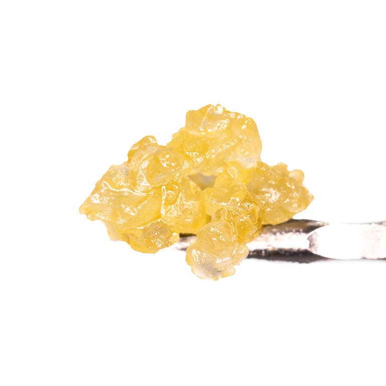 Photograph of product: West Coast Cure - 1g Live Resin Diamonds - Pineapple Pound Cake