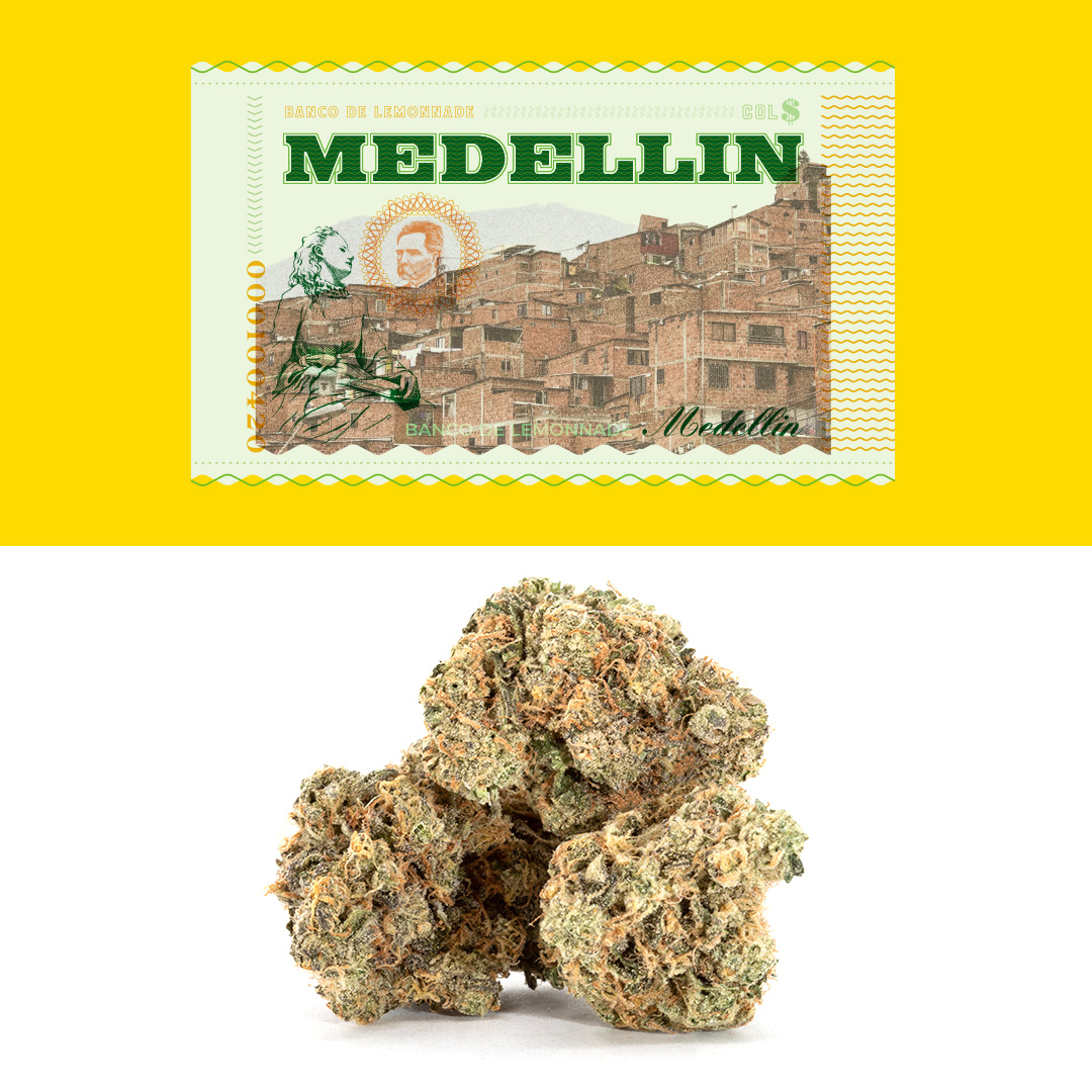 Photograph of product: MEDELLIN FLOWER - 3.5g