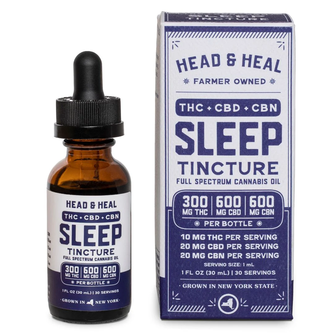 Photograph of product: Sleep Tincture | 1:2:2 TH-oui:CBD:CBN | 300mg