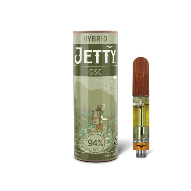 Photograph of product: Jetty: GSC | High THC Cartridge - 1g - 