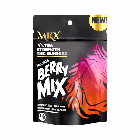 Photograph of product: BERRY MIX GUMMIES 200MG