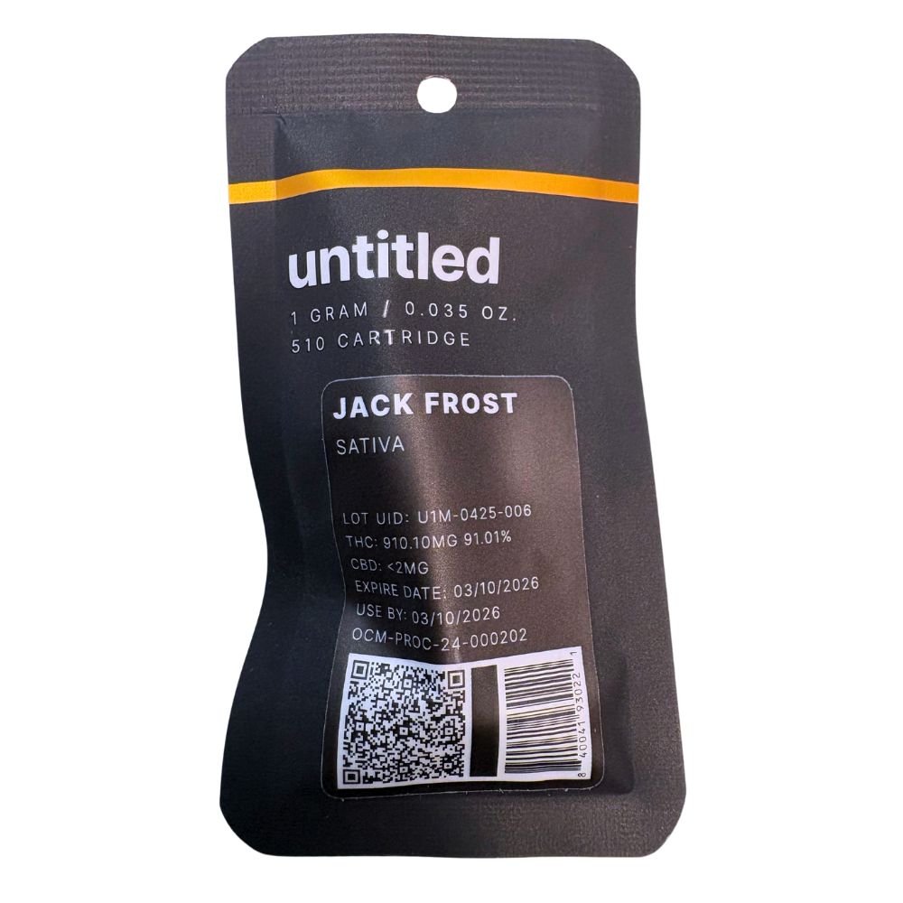 Photograph of Product: Untitled Vape 510 Cartridge - Jack Frost