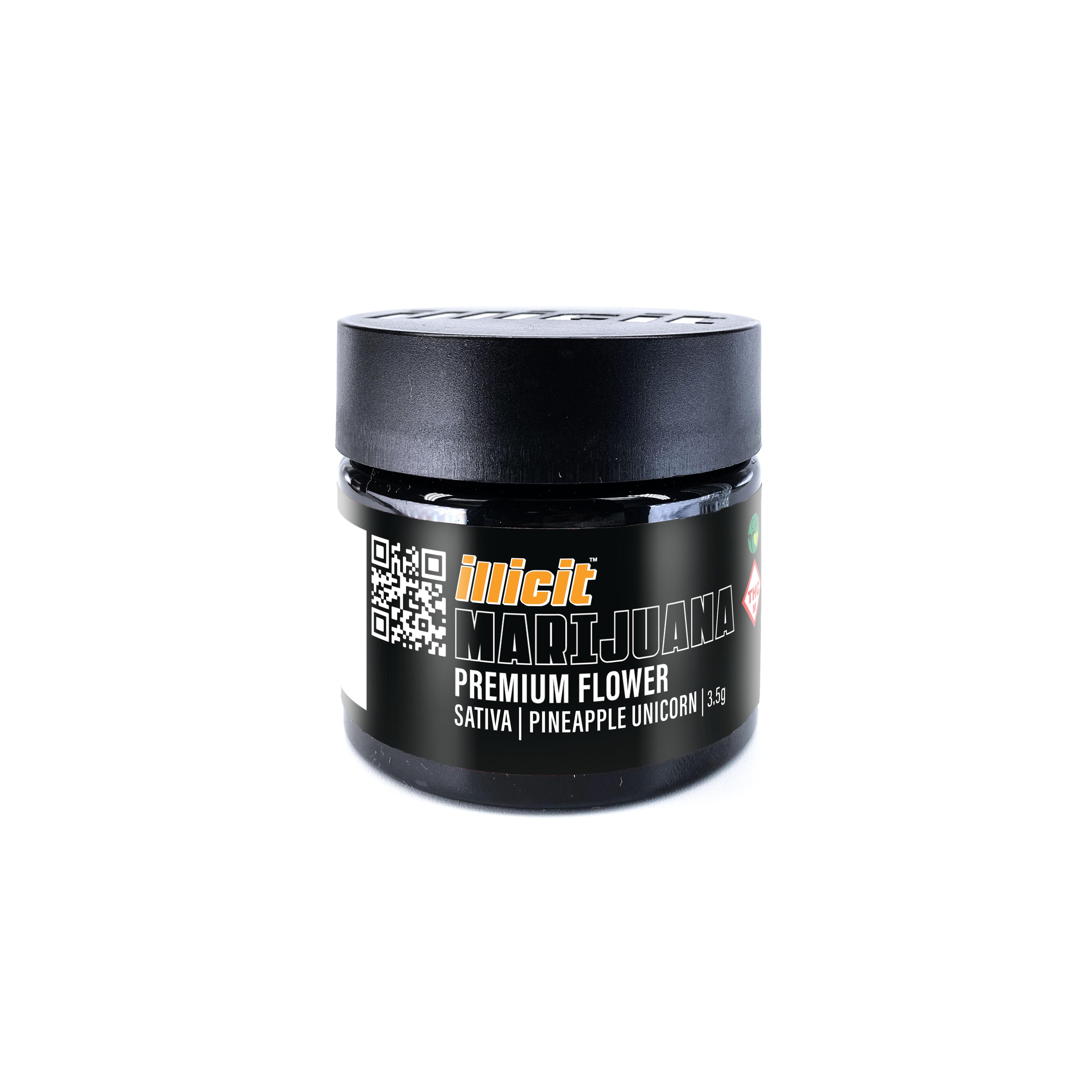Photograph of product: Pineapple Unicorn | 3.5g | Illicit