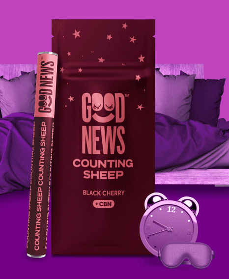 Photograph of product: Good News Counting Sheep (I) +CBN Disposable 0.3g