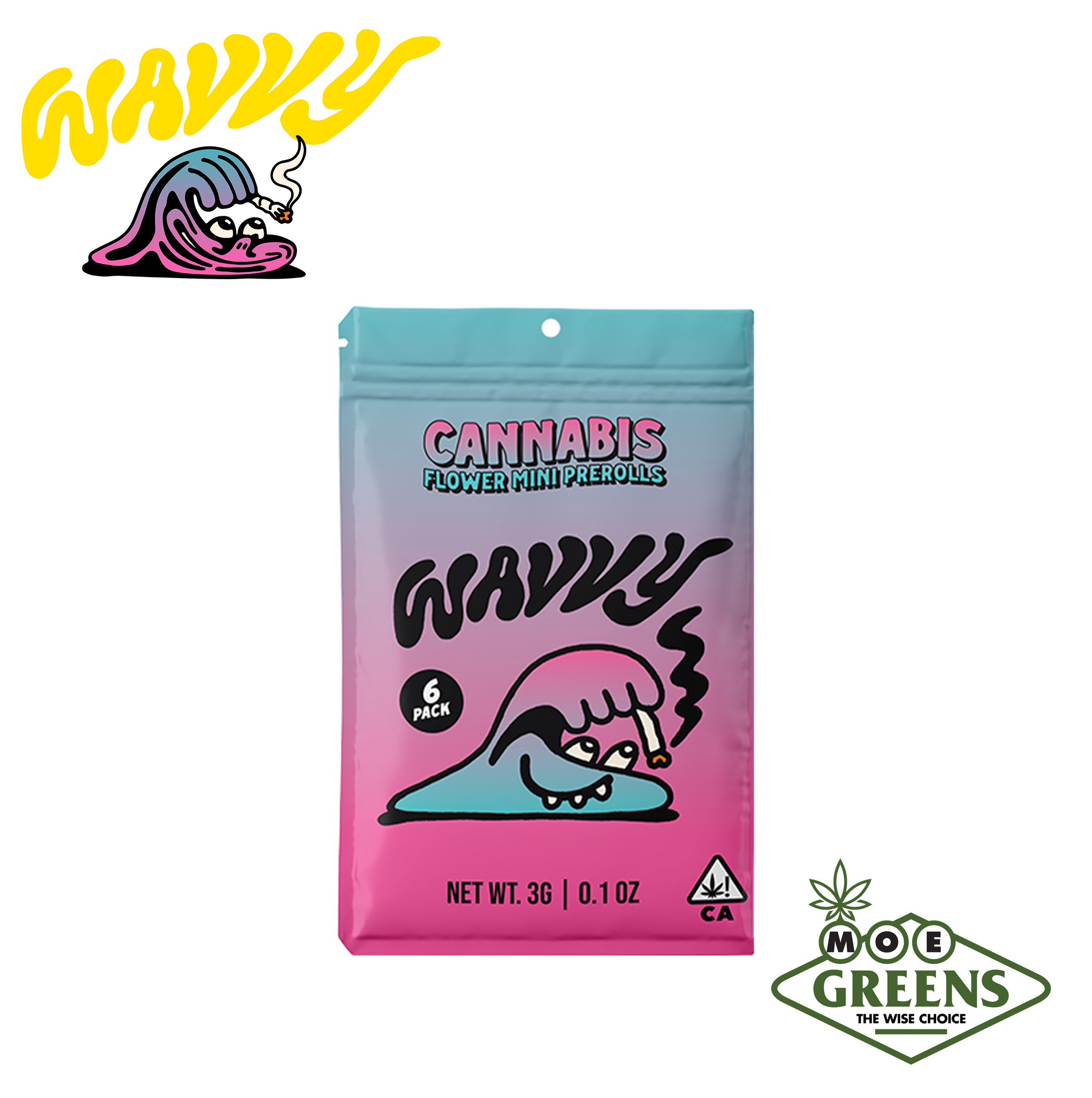 Photograph of product: WHITE RUNTZ 6PK