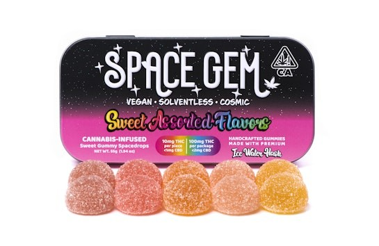 Photograph of product: Sweet SpaceDrops 10pk 100mg