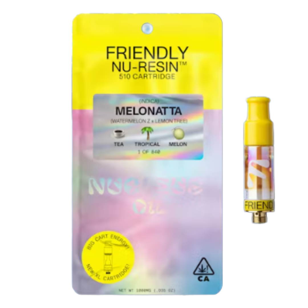 Photograph of product: FRIENDLY - MELONATTA NUCLEUS CURED RESIN 1000MG