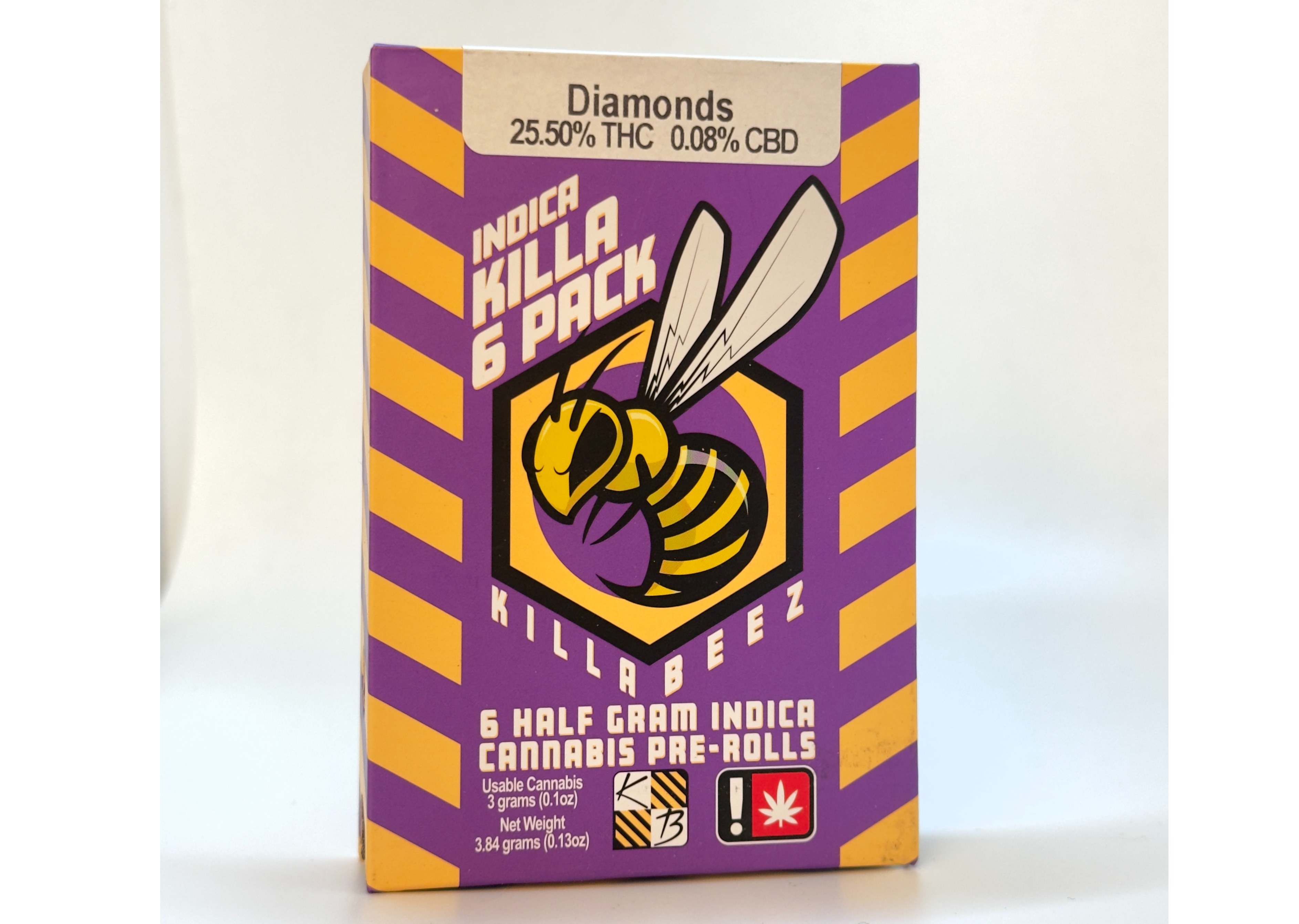 Photograph of product: Killa Beez - Oui'd Pre-Roll 6 Pack
